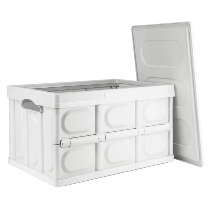 Folding Storage Box With Lid & Handles Collapsible