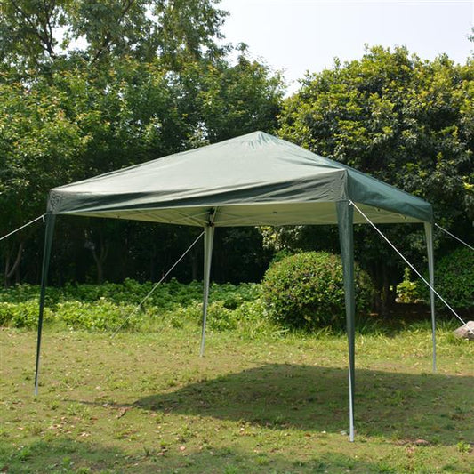 3m x 3m Garden Heavy Duty Pop Up Gazebo Marquee Party Tent Wedding Canopy Green
