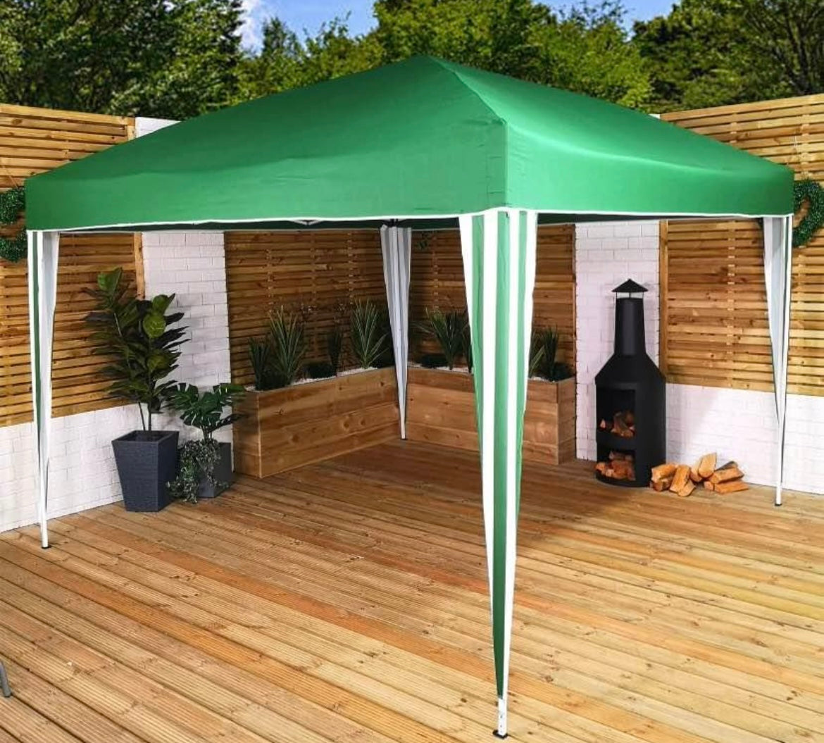 3x3m Pop Up Gazebo - Easy Set Up Garden Party Tent
