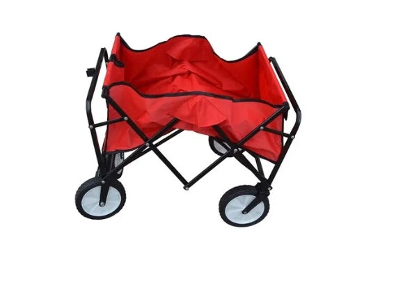 Foldable Outdoor Garden Trolley Cart Wheelbarrow