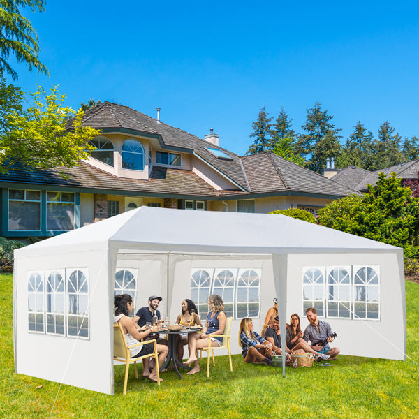 3M X 6M Garden Gazebo Tent Marquee Outdoor Waterproof Party Awning Canopy Patio