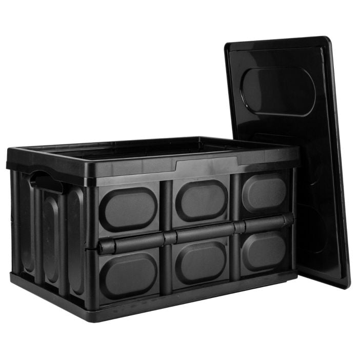 Folding Storage Box With Lid & Handles Collapsible