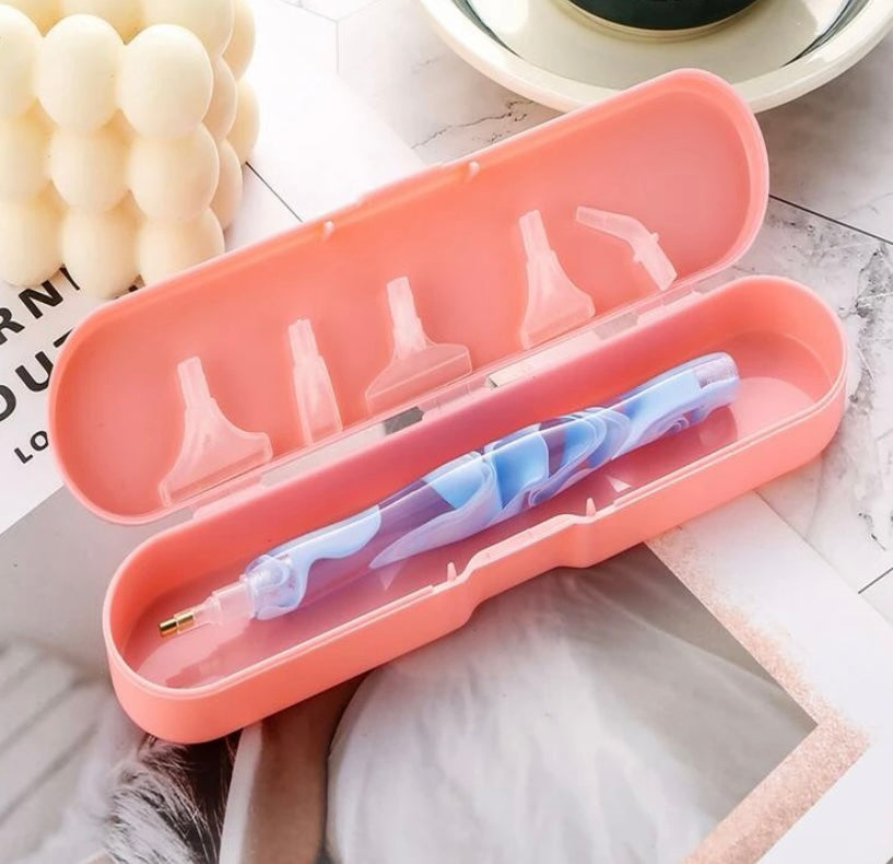 Diamond Painting Drill Pen With Tips & Case Blue/Pink/Dark Blue