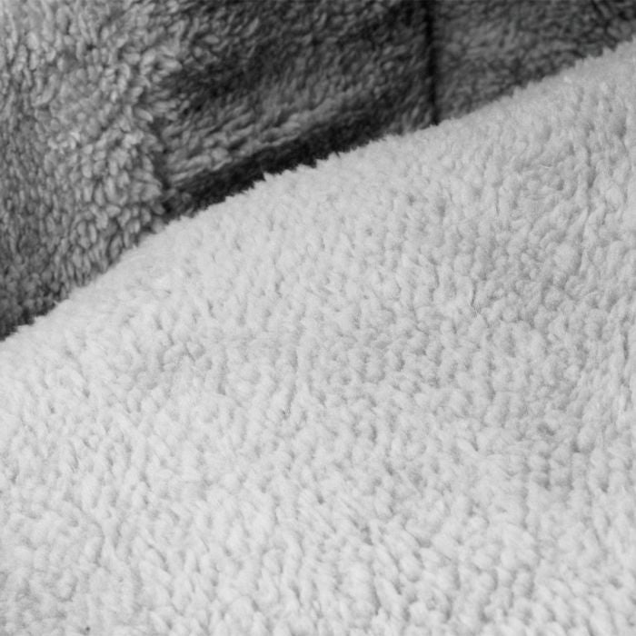 Soft Fleece Cat Igloo Bed Grey