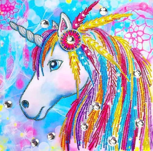Unicorn Partial Diamond Painting 40x40