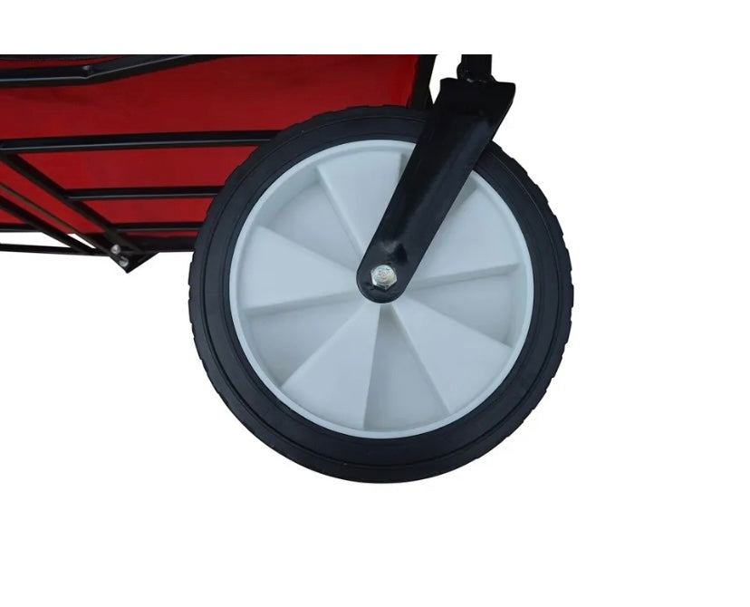 Foldable Outdoor Garden Trolley Cart Wheelbarrow
