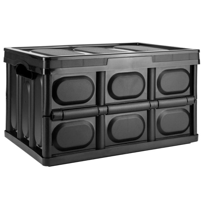 Folding Storage Box With Lid & Handles Collapsible