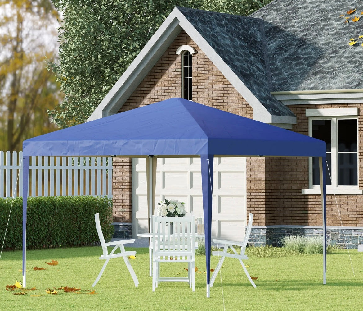 3X3M Garden Heavy Duty Pop Up Gazebo Marquee Party Tent Wedding Canopy Blue