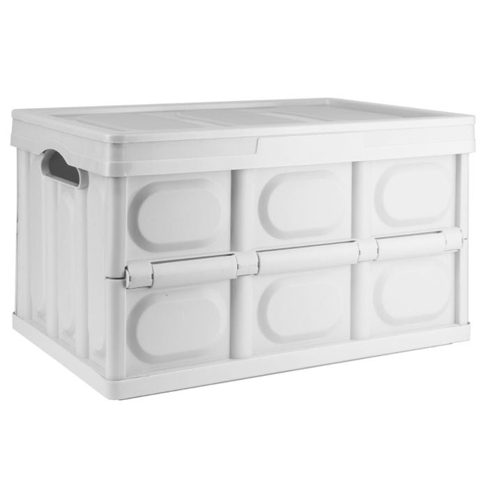 Folding Storage Box With Lid & Handles Collapsible