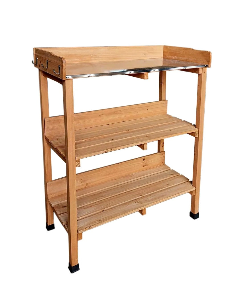 Wooden Potting Plant Table Bench