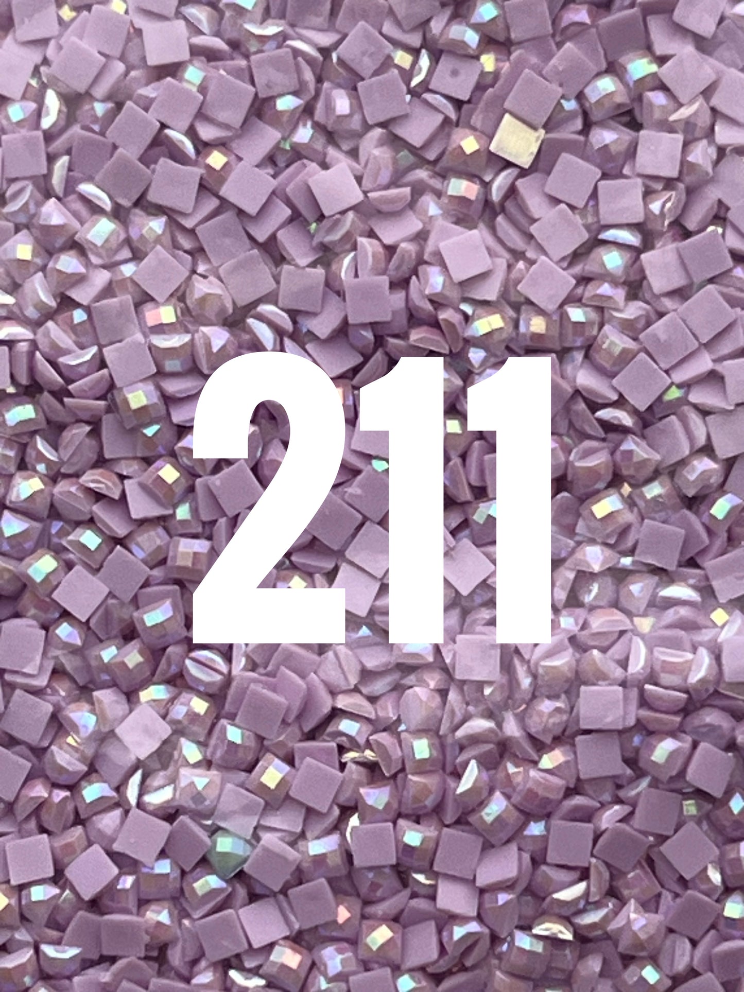Square AB Diamond Painting Drills Approximately 200pcs Per Bag