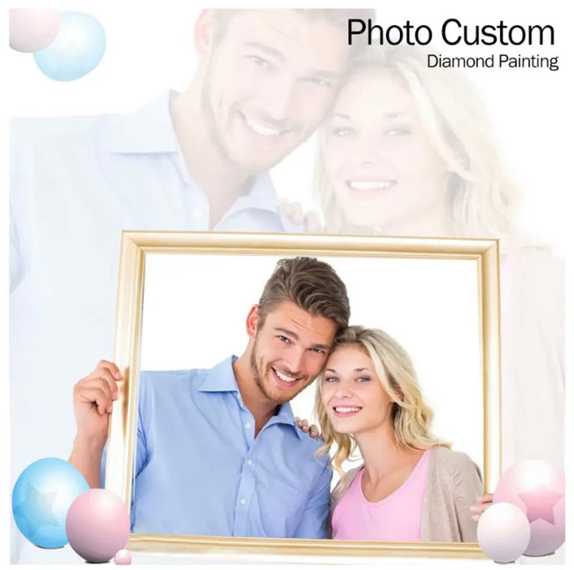 5D DIY Custom Personalised Photo Diamond Painting Arts Full Round/Square Drill