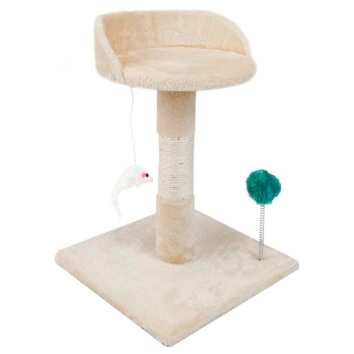 Chair Style Cat Tree Beige/Grey