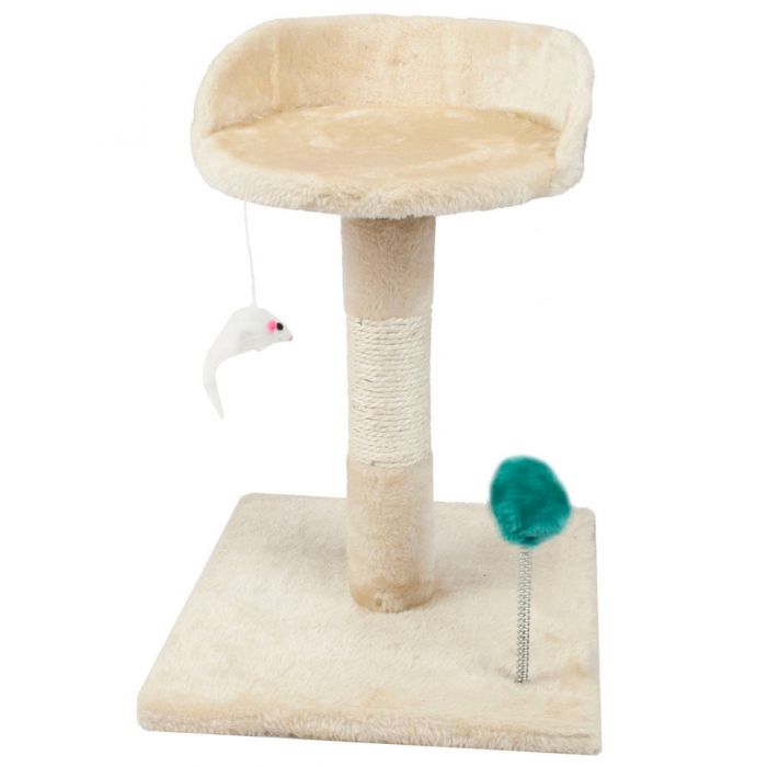 Chair Style Cat Tree Beige/Grey