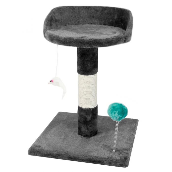 Chair Style Cat Tree Beige/Grey