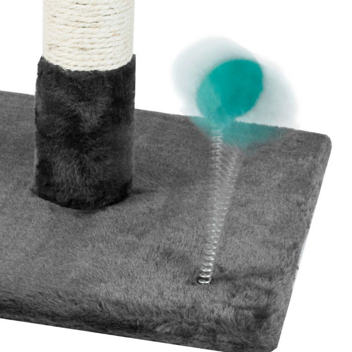 Chair Style Cat Tree Beige/Grey