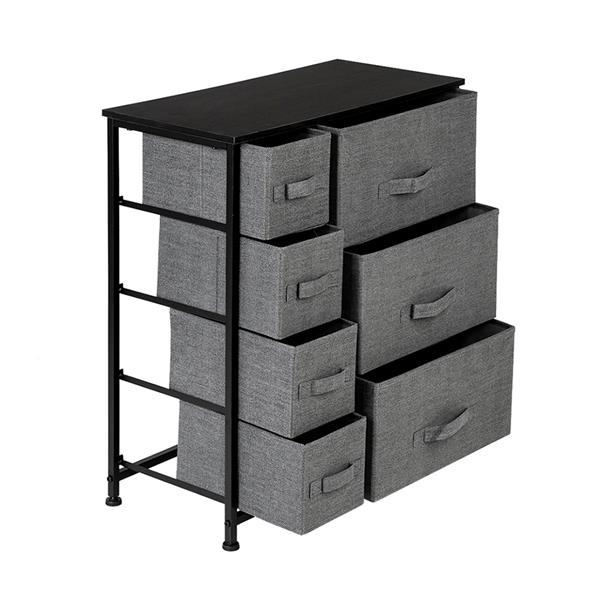 Fabric Dresser With 7 Drawers Furniture Storage Tower Unit For Bedroom Hallway