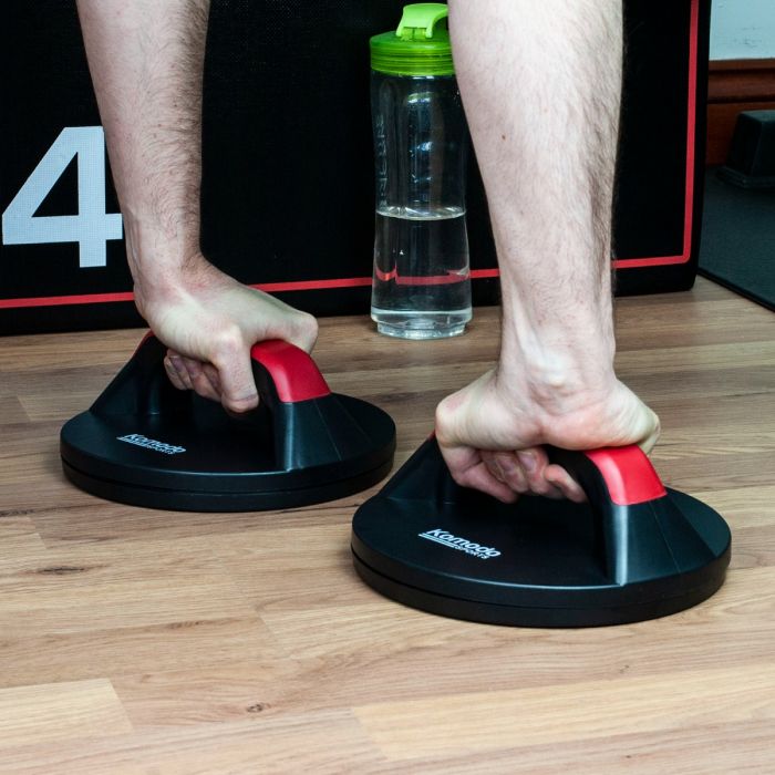 Rotating Press Up Bars Push Ups Handles Grips Home Gym Fitness Bars