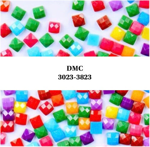 Diamond Painting Square Drills approx 200 Per Bag Choose DMC 3023 to 3823