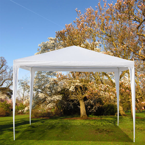 Gazebo Garden Marquee PE Awning Beach Party Wedding Camping Tent Canopy 3x3m