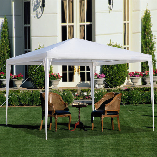 Gazebo Garden Marquee PE Awning Beach Party Wedding Camping Tent Canopy 3x3m