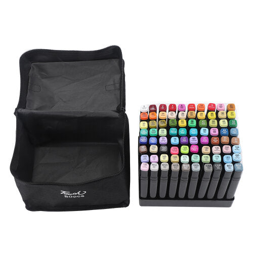 80 Colours Dual Tip Twin Marker Pens Set Artist Sketch For COPIC Markers Drawing