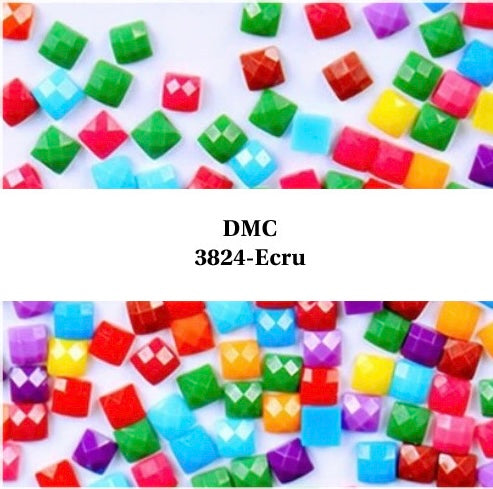 Diamond Painting Square Drills approx 200 Per Bag Choose DMC 3824 to Ecru