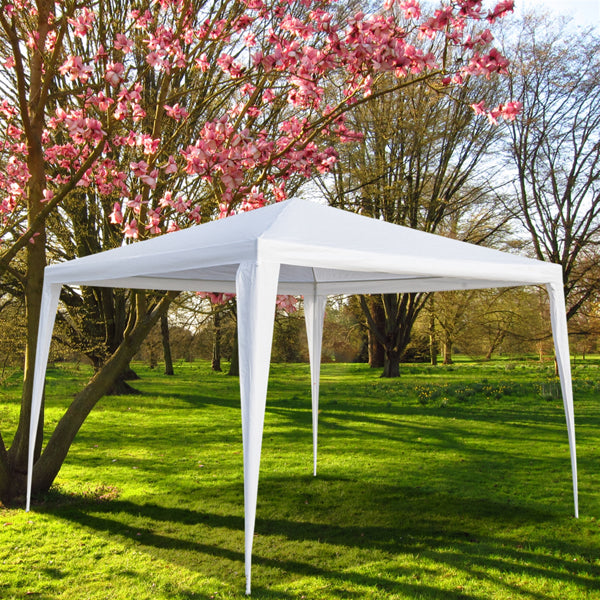 Gazebo Garden Marquee PE Awning Beach Party Wedding Camping Tent Canopy 3x3m